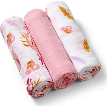 Přebalování BabyOno Bambusové pleny 3ks - Peříčka