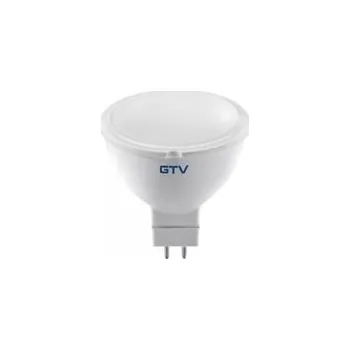 Žárovka GTV SVĚTELNÝ ZDROJ LED, SMD 2835, TEPLÁ BÍLÁ, MR16, 6 W, 12 V, VYZAŘOVACÍ ÚHEL 120*, 420 lm