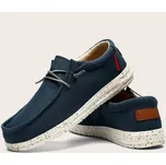 Pánské prodyšné loafers s tkaničkami Barva: Modrá, Velikost: 43