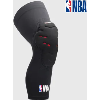 Chránič kolene TARMAK Dětský basketbalový chránič kolen KP500 NBA černý 2 ks 00 ČERNÁ