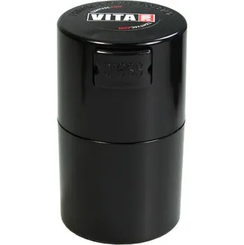 TightVac VitaVac 60ml, podtlaková dóza neprůhledná (Velmi malá neprůhledná podtlaková dóza VitaVac od TightVac na aromatické potraviny. Objem 60ml. Výška 7.6cm, šířka 4cm.)