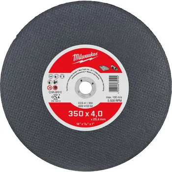 Řezný kotouč Řezný kotouč na kámen MILWAUKEE CCS 41 350x4,0x25,4 mm