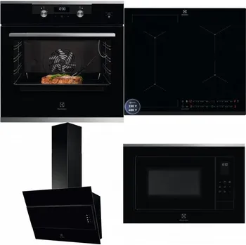 Set domácích spotřebičů ELECTROLUX KODEC75X2 + ELECTROLUX EIS62449 + ELECTROLUX LFV316K + ELECTROLUX LMS4253TMX