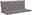 Poduška s opěradlem na zahradní lavici polyester/duté vlákno 150 x 50 x 7 cm 2 ks, šedá
