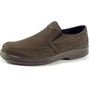 Pánské polobotky Mokasína hnědá Aurelia MC 018, velikost 46