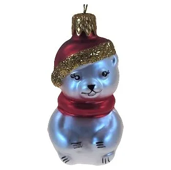 Vánoční ozdoba Vánoční ozdoba na stromek medvěd mini 5cm