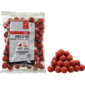 Boilies CAPERLAN Boilies na kaprařinu Wellmix 24 mm 1 kg Jahoda