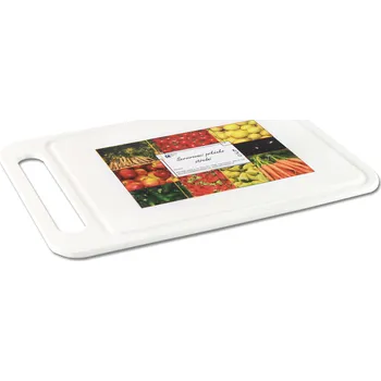 Kuchyňské prkénko PETRAplast Plastové krájecí prkénko 350 x 230 mm Barva: Bílá