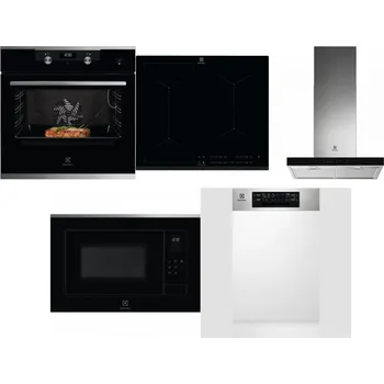 Set domácích spotřebičů ELECTROLUX KODEC75X2 + ELECTROLUX EIV634 + ELECTROLUX LFT766X + ELECTROLUX LMS4253TMX + ELECTROLUX EEM43300IX