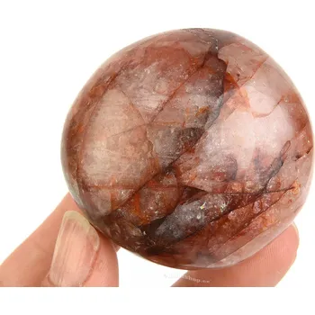 Přírodní kámen Hematit v křišťálu Madagaskar 116g