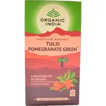 Organic india Tulsi se zeleným čajem a granátovým jablkem 25 sáčků