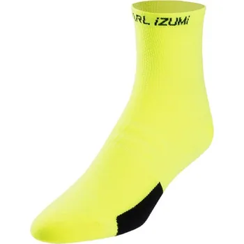 Pánské ponožky PEARL IZUMI ponožky Elite sock fluo yellow - XL 10 + UK