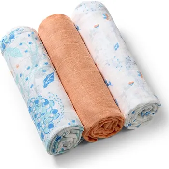 Přebalování BO Mušelínová plena super měkká 3 ks Orange