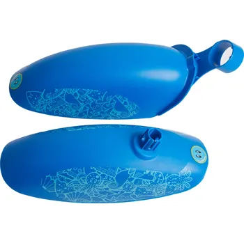 Blatník na kolo BTWIN Blatníky 14 Ocean 2 kusy MODRÁ