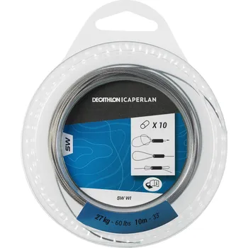 CAPERLAN Ocelová pletenka na mořský rybolov 10 m 27 kg