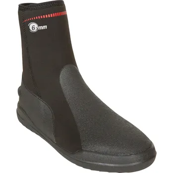 Pánské tenisky DECATHLON Potápěčské boty neopren 6,5 mm černé 38/39 ČERNÁ