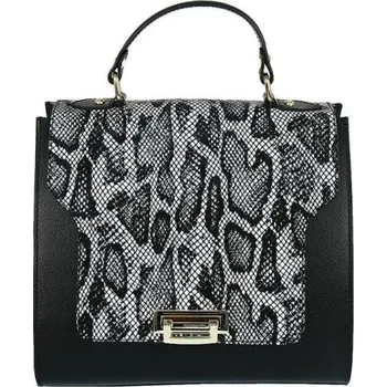 Kabelka Kabelka Pelle s černo-šedou klopn