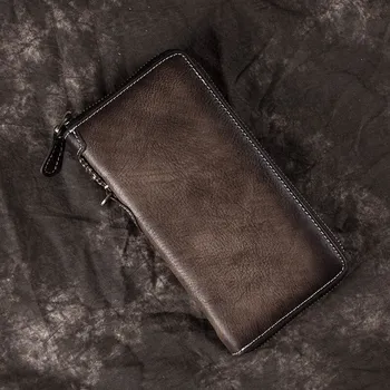 Outdoorové zavazadlo Kožené pouzdro na telefon vintage styl Barva (Varianta): grey