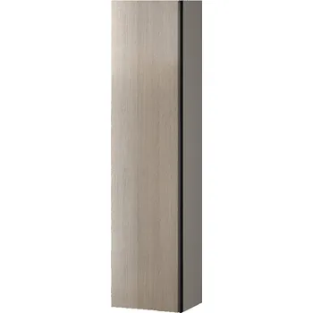 Koupelnový nábytek Cersanit Virgo sloupek šedá 160x40x30, úchyt černá S522-035