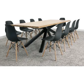 Nábytkové kování Interex design Stolní konstrukce OPIUM 1630 / Černá matná 730 mm