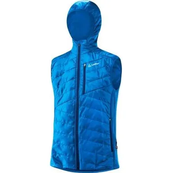 Pánská vesta Löffler HOODED PL60 2022 světle modrá pánská vesta L - modrá + DÁREK + Doprava ZDARMA