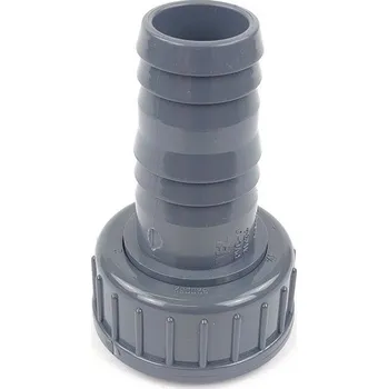 PVC-U hadicový trn s maticí 6/4" x 32/34 mm