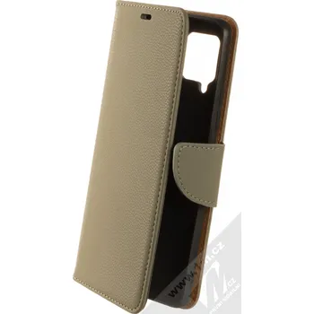 Pouzdro na mobilní telefon 1Mcz Stranding Book flipové pouzdro pro Samsung Galaxy A42 5G šedobéžová (taupe)