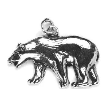 Přívěsek Stříbrný přívěsek lední medvěd - P163 (Stříbrný přívěsek medvěd lední)