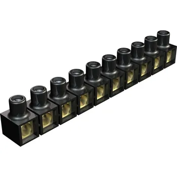 OBO Bettermann 2055503, 71, odbočná svorka, - , kontakty 10, černá, 1 ks