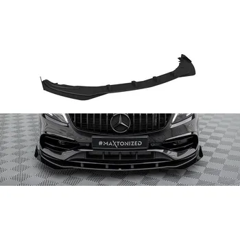 Autodíl Street pro spojler pod nárazník lipa + flaps Mercedes-Benz A AMG-Line W176 Facelift Facelift černý