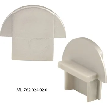 LED lišta MCLED Koncovka pro VR bez otvoru stříbrná ML-762.024.02.0