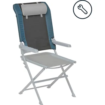 Příslušenství k židli QUECHUA Opěradlo - náhradní díl ke kempingovému křeslu Chill Meal MODRÁ|ZELENÁ|ČERNÁ