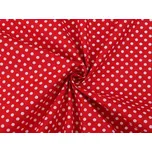 Stoklasa Bavlněné plátno bílé puntíky…