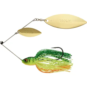 Umělá nástraha CAPERLAN Nástraha spinnerbait Spino PK 28 g Firetiger ORANŽOVÁ|ZELENÁ|ŽLUTÁ