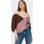 Jacqueline de Yong JDY dámský pletený svetr Kilian pudrovo-hnědý Velikost: M