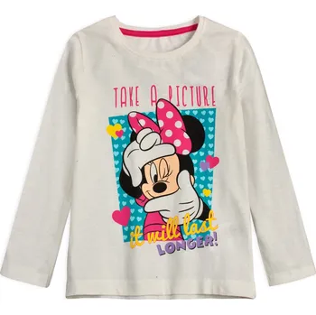 Dívčí tričko DISNEY MINNIE PICTURE bílé Velikost: 104