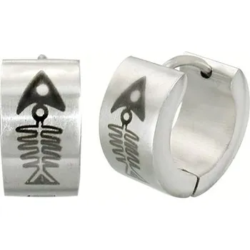 Náušnice Dámské náušnice ocel kruhy 15 mm GEEH035