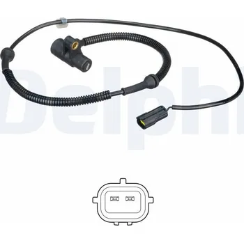 Přislušenství brzdového systému Snímač, počet otáček kol DELPHI SS20519