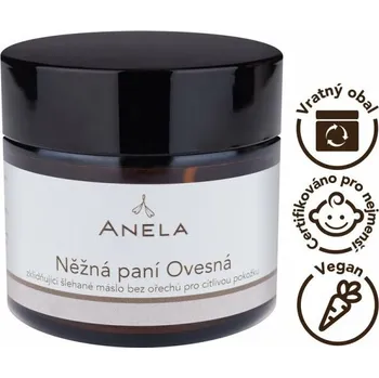 Anela Něžná paní Ovesná zklidňující šlehané máslo pro citlivou pokožku 180 ml