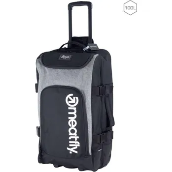 Cestovní taška kufr Meatfly Contin Trolley Bag 100L 2023 Grey Heather