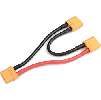 RC náhradní díl Revtec Sériový Y-kabel XT-90 Anti-Spark 10AWG 12cm
