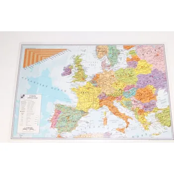 Psací podložka Podložka na stůl mapa EVROPA /5-805/ 386643