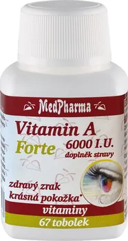 MedPharma Vitamin A 6000 I.U. Forte 1800 mcg 67 tob.