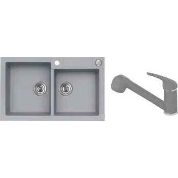 Granitový dřez SET ALVEUS ROCK 90 - 81+ BATERIE AM 20-81