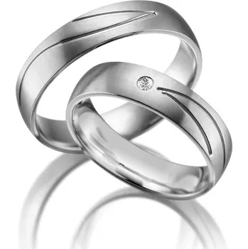 Prsten Snubní prsteny titan zirkon SP-TI-004