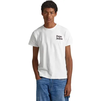 PEPE JEANS PÁNSKÉ TRIČKO T-SHIRT KODY FUTURE ECRU PM509113 803 Velikost: L