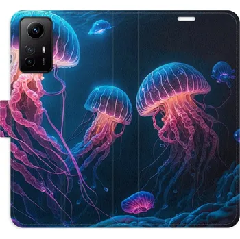 Pouzdro na mobilní telefon Flipové pouzdro iSaprio - Jellyfish - Xiaomi Redmi Note 12S