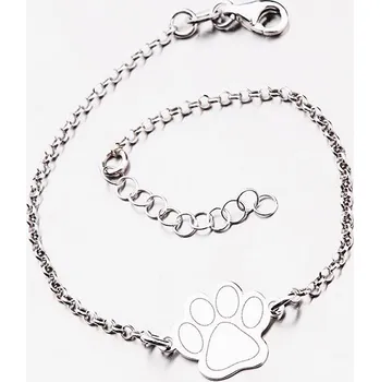 Náramek Dámský náramek stříbro 925 stříbra s tlapičkou B1600305-1264-SLX délka 19 cm