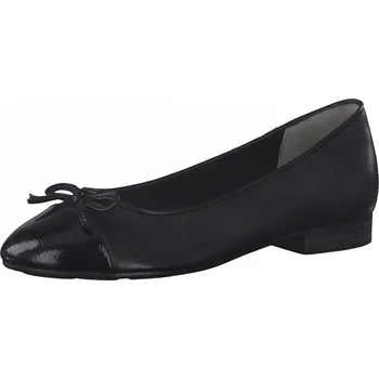 Dámské polobotky Dámská obuv celoroční, balerínka kožená JANA DC 8-22150/28 černá 40