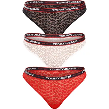 Kalhotky 3PACK dámská tanga Tommy Hilfiger vícebarevná (UW0UW04714 0WE) XS UW0UW04714 0WE Možnost vrácení zboží ZDARMA do 120 dnů!